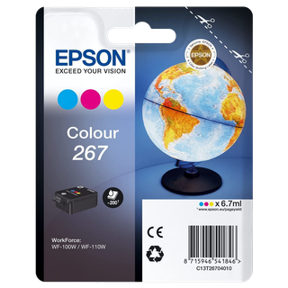 Epson Monobloc Globe 267 - encre DURABrite Ultra 3 couleurs WF 100