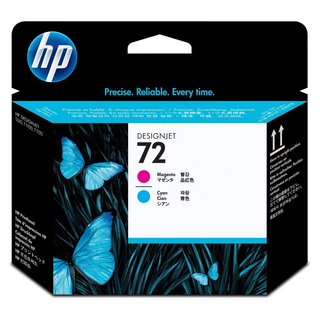 HP 72 Magenta and Cyan DesignJet PrintheadHP Designjet T1100/T1120/T1200/T2300/T610/T77x