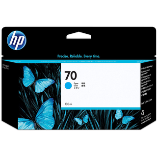 [C9452A] HP 70 130-ml Cyan DesignJet Ink CartridgeHP Designjet 3100/2100/5400/6600/Photsm8800/9100