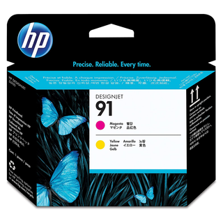 HP 91 Magenta and Yellow DesignJet PrintheadHP Designjet Z6100