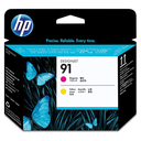 HP 91 Magenta and Yellow DesignJet PrintheadHP Designjet Z6100