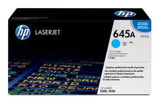 [C9731A] HP 645A Cyan LaserJet Toner CartridgeHP CLJ 5500 Cyan Crtg