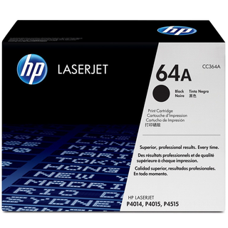 [CC364A] HP 64A Black LaserJet Toner CartridgeHP LJ P4014/4015/P4515 Black Crtg