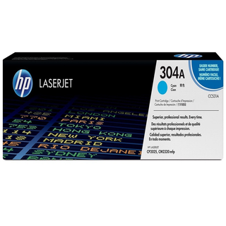 [CC531A] HP 304A Cyan LaserJet Toner CartridgeHP CLJ CP2025 Cyan Crtg
