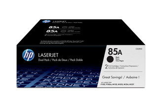 [CE285AF] HP 85A 2-pack Black LaserJet Toner CartrHP LJ P1102/M1132/M1212/M1214/M1217 Black