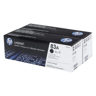 [CF283AF] HP 83A 2-pack Black LaserJet Toner Cartri