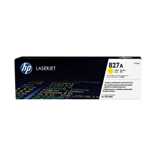 HP 827A Yellow LaserJet Toner CartridgeHP CLJ M880 MFPYellow Crtg