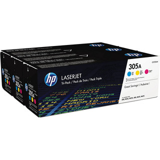 HP 305A 3-pack Cyan/Magenta/Yellow LaserJHP CLJ M451/M475 pack C/M/Y Crtg