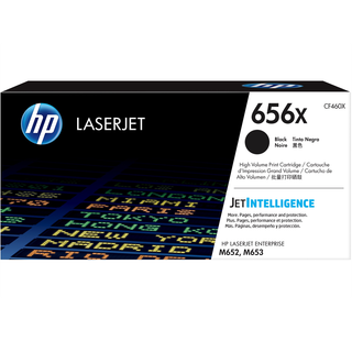 HP 656X Black LaserJet Toner Cartridge 27 Pages pour M653 séries