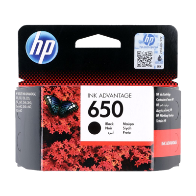 [CZ101AE] HP 650 Black Ink Advantage CartridgeDeskjet 1015/1515/1516/25xx/2645/3516/3545/4515