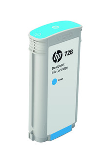 HP 728 130-ml Cyan DesignJet Ink Cartridge HP Designjet T730/T830