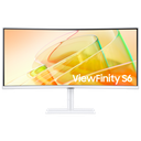 Samsung moniteur curved 34" Résolution serie 6 Blanc Ratio 21:9 Garantie12M