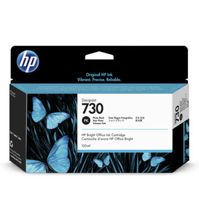 HP 730 130-ml Photo Black DesignJet Ink Cartridge