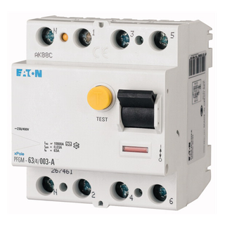 Eaton Interrupteur différentiel modulaire AC 4P40A-300mA