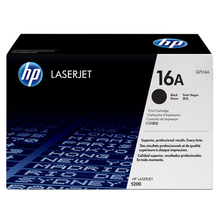 [Q7516A] HP 16A Black LaserJet Toner CartridgeHP LJ 5200 Black Crtg