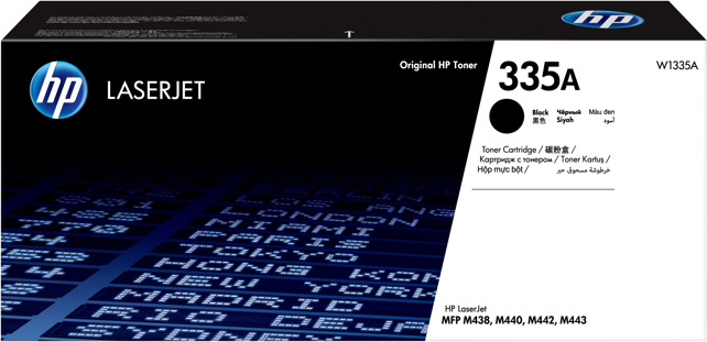 [W1335A] HP 335A Black LaserJet Toner Cartridge 7 400 Pages pour MFP M438 M442 M443 3 Mois