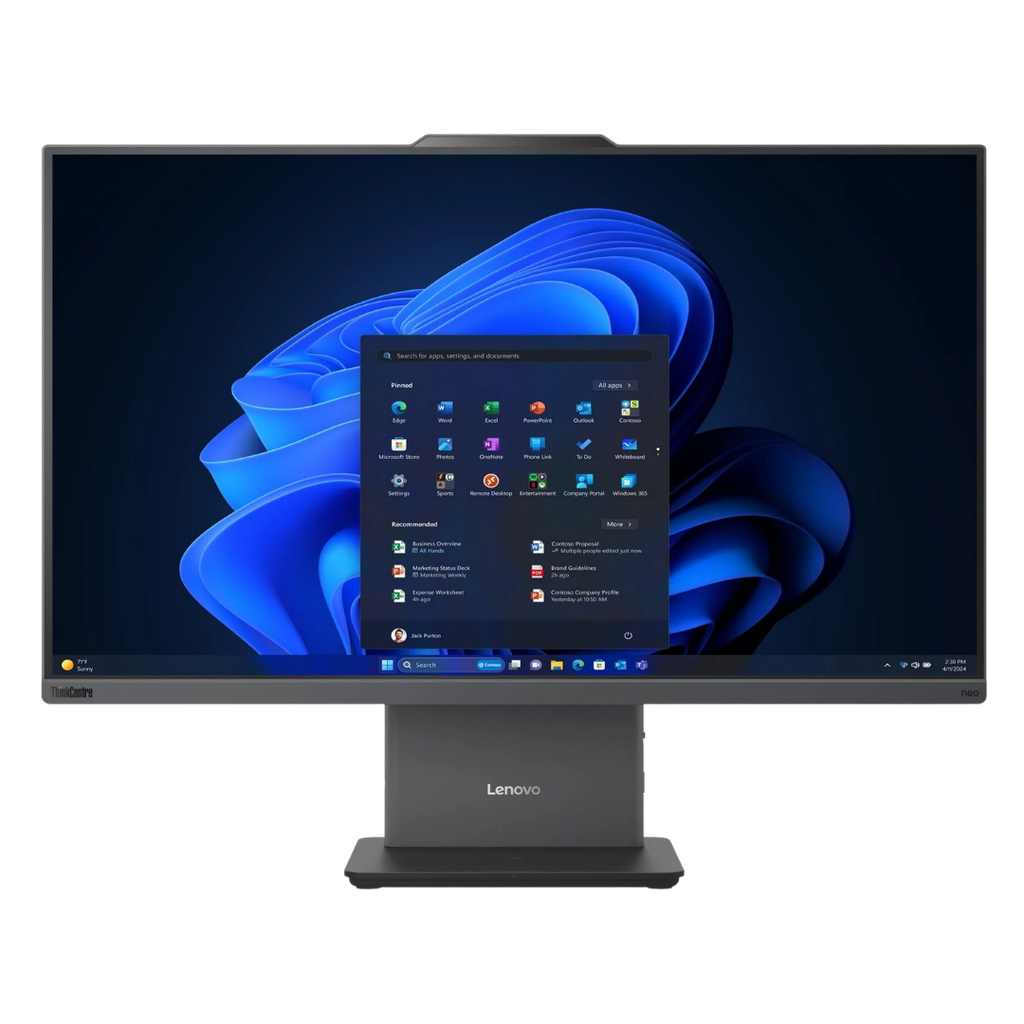 [13F9000VFM] LENOVO AIO Neo 55a-24 G6 Ecran 23,8'' AMD Ryzen 7-250 16Go 512Go SSD Wifi Bluetooth Freedos Noir 36M