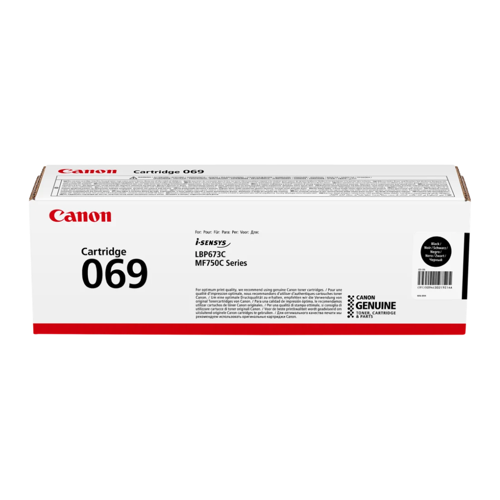 CANON CRG Toner laser 069 BLACK 3mois