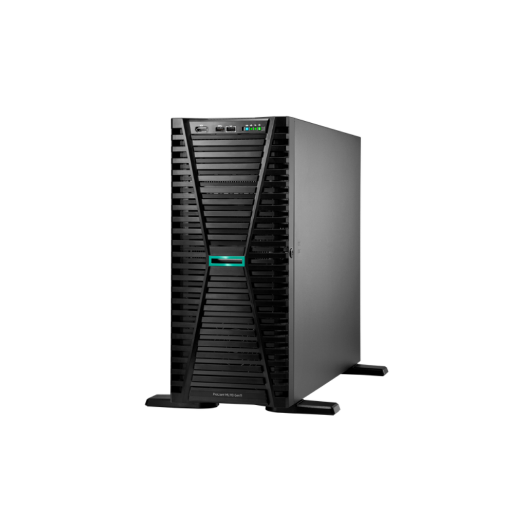 [P81774-425] HPE ML110G11 8SSF 3508U 2.1GHz 8c 32GB SATA-VROC-S-RAID 2p-1GbE-BCM5720 2x480GB SSD 2x1000W 36M