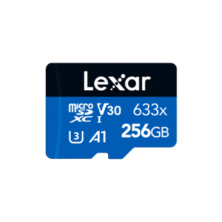 LEXAR CARTE SD MS GOLD 256GB GOLD microSDXC™ UHS-II cards,up to 280MB/s read and 180MB/s write 12M