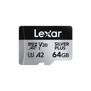 [LMSSIPL064G-BNANG] LEXAR CARTE SD MS Silver Plus 64GB Professional SILVER PLUS microSDXC™ UHS-I cards,up to 205MB 12M