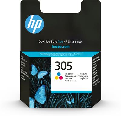 [3YM60AE#ABE] HP 305 Tri-color Original Ink Cartridge