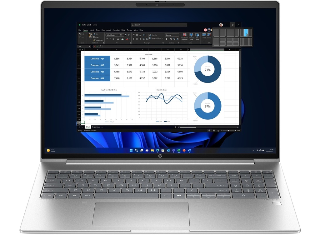 [CA6U8AT] HP CA6U8AT laptop Intel Core 7 150U 40.6 cm (16'') WUXGA 16 GB DDR5-SDRAM 512 GB SSD Wi-Fi 6E (802.11ax) FreeDOS Silver