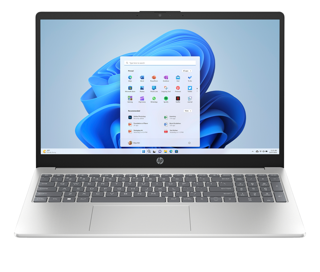 [D3PN9EA] HP D3PN9EA laptop Intel Core 7 150U 39.6 cm (15.6'') Full HD 16 GB DDR5-SDRAM 1 TB SSD Windows 11 Home Silver