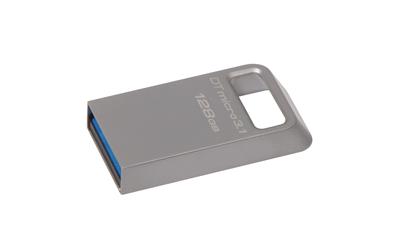 [DTMC3G2/128GB] Kingston Technology DataTraveler Micro 3.1 128GB USB flash drive USB Type-A 3.2 Gen 1 (3.1 Gen 1) Metallic