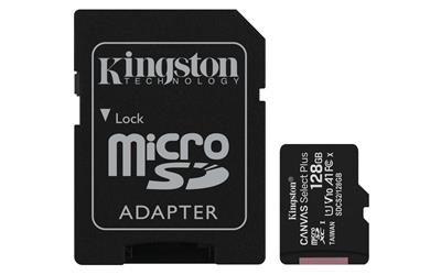 Kingston Technology Canvas Select Plus memory card 128 GB MicroSDXC Class 10 UHS-I