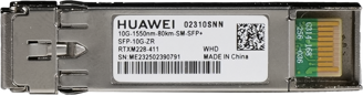 [02310SNN] Huawei Optical Transceiver,SFP+,10G,Single-mode Module(1550nm,80km,LC)