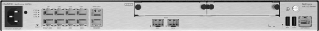 [02354GBG-001] Huawei AR720, 2*GE combo WAN, 8*GE LAN, 2*USB 2.0, 2*SIC