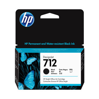 [3ED70A] HP 712 38ml Black Ink Cartridge T630/T230