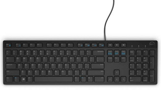 [580-ADGU] Dell Multimedia Keyboard-KB216 - AZERTY- Black
