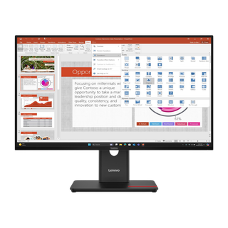 Lenovo Moniteur ThinkVision T27-40 27'' 36Mois Monitor(IPS Panel,120Hz,4ms,HDMI,VGA,DP) USB-C 15