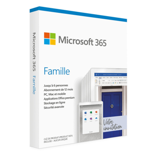 Microsoft M365 Family French Subscr 1YR Africa Only Medialess Emerging Market P10