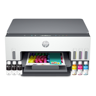 [6UU48A] HP Smart Tank 670 All-in-One MFP 3en1 Wifi Couleur A4 R/V 12 B&WPPM 7PPMCOL 12M