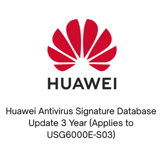 [88039DUV] Huawei Antivirus Signature Database Update 3 Year (Applies to USG6000E-S03)