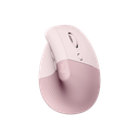 Logitech Lift Vertical Ergonomic - ROSE/DARK ROSE - 2.4GHZ/BT -