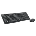 Logitech PACK CLAVIER/SOURIS MK295 Silent Bluetooth Wireless Combo-GRAPHITE-FRA-2.4GHZ 12 Mois