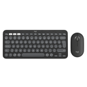 Logitech Pebble 2 Combo - TONAL GRAPHITE - FRA - 2.4GHZ/BT - N/A - CENTRAL-419 - UNIVERSAL 12M