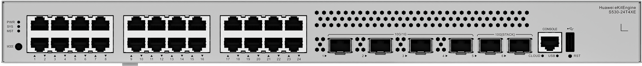Huawei S530-24T4XE(24*10/100/1000BASE-T , 4*10GE SFP+, 2*12GE stack ports, with 1*AC power module)