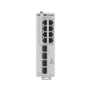 Huawei S210I-8T4SX (8*10/100/1000BASE-T,2*GE SFP, 2*10GE SFP+,DIN Rail, 9.6 to 60V DC supply,No Pwr)