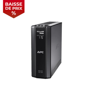 [BR1500G-FR] APC Back-UPS Pro 1500VA, Line Interactif, LCD, 230V